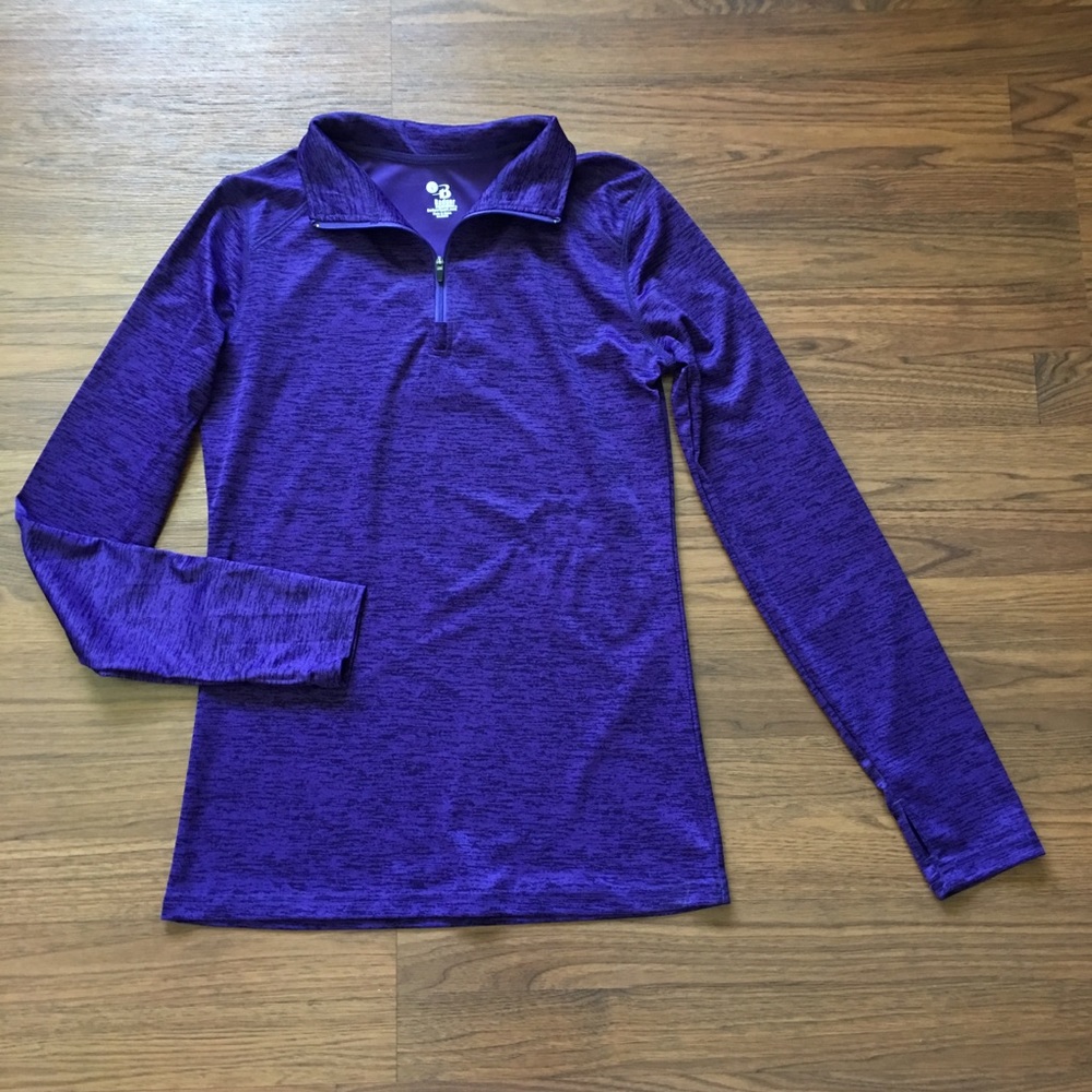 Badger ladies quarter zip top